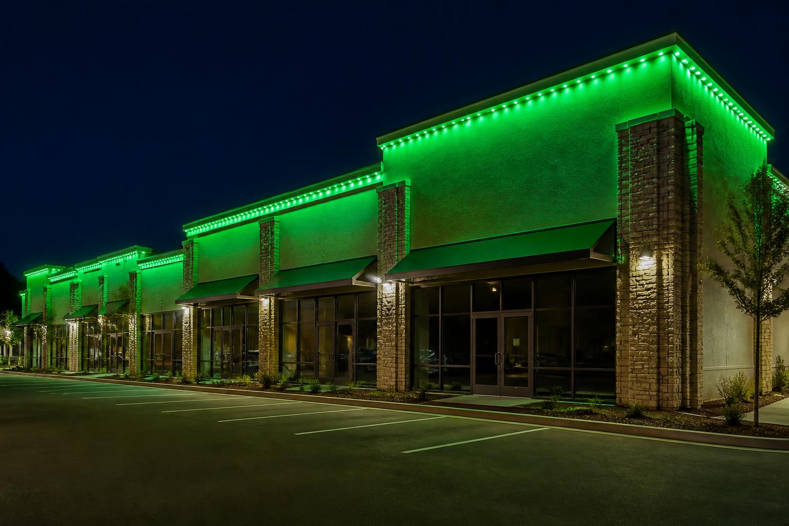 Commercial perimeter lighting